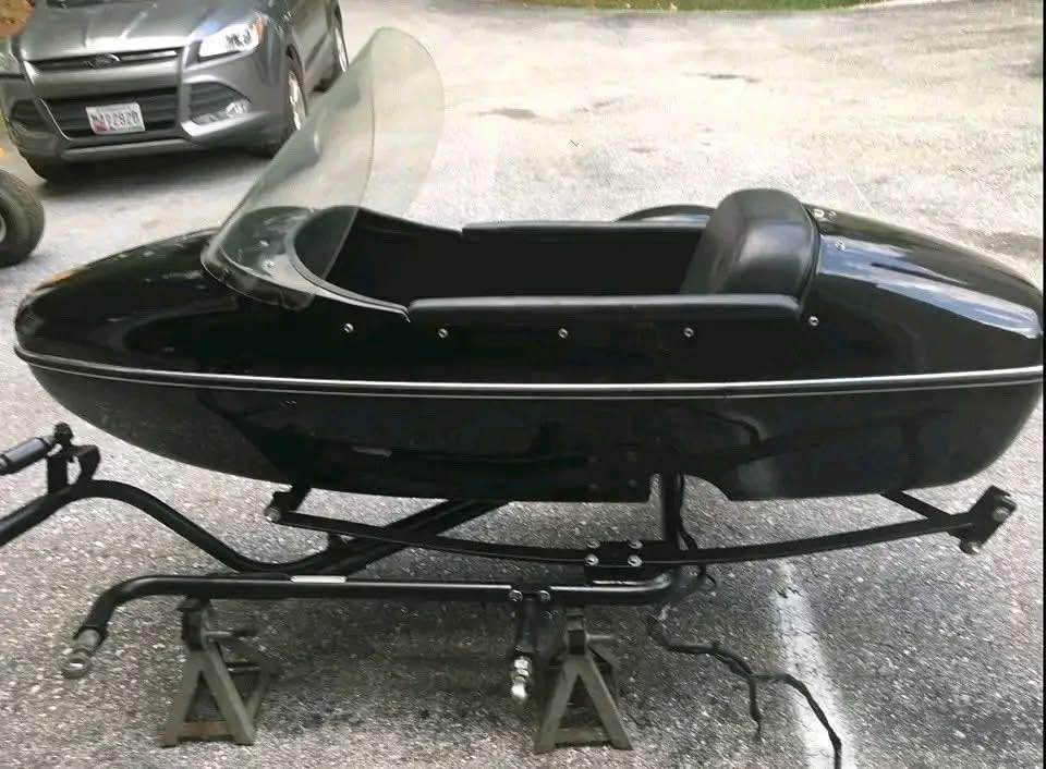 Very beautiful, rare, original sidecar