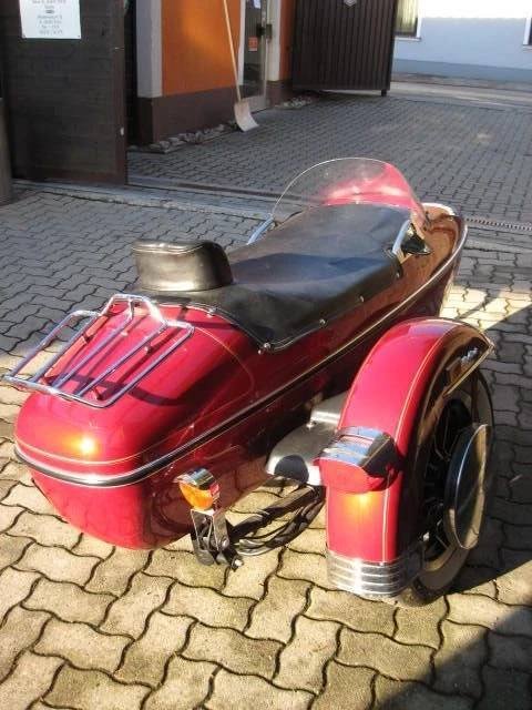 HD Ultra sidecar with reverse gear and all connections
